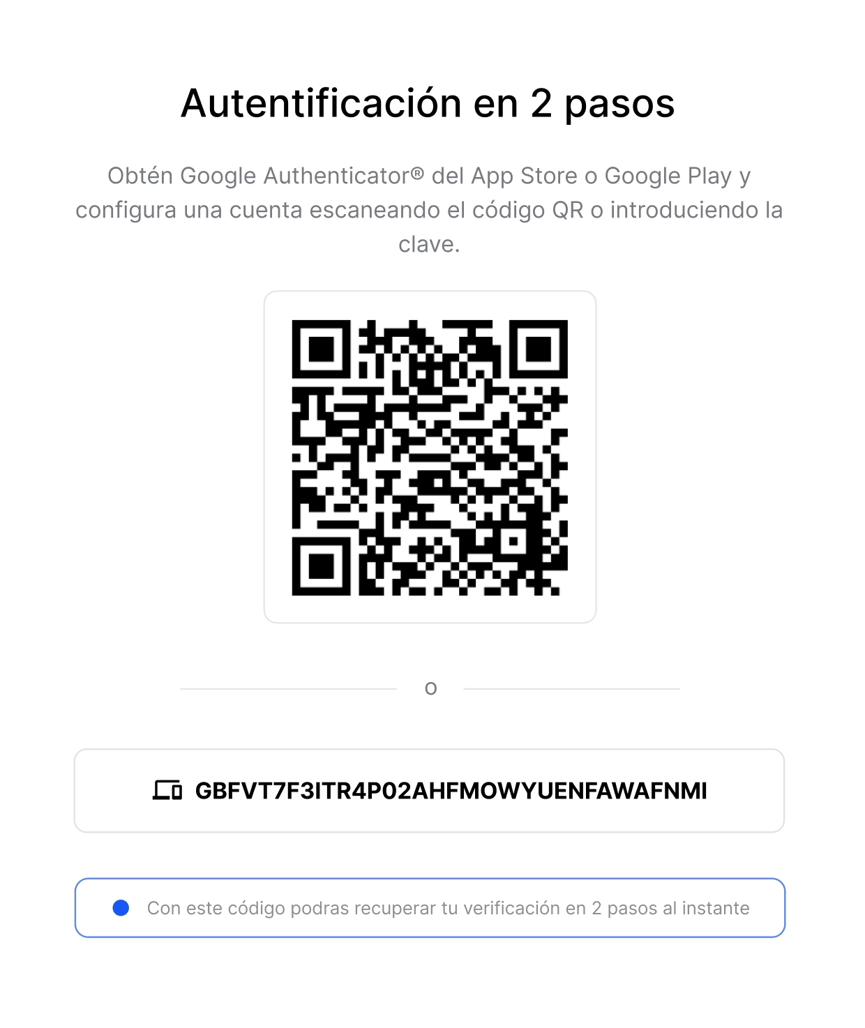 Seguridad Google Authenticator